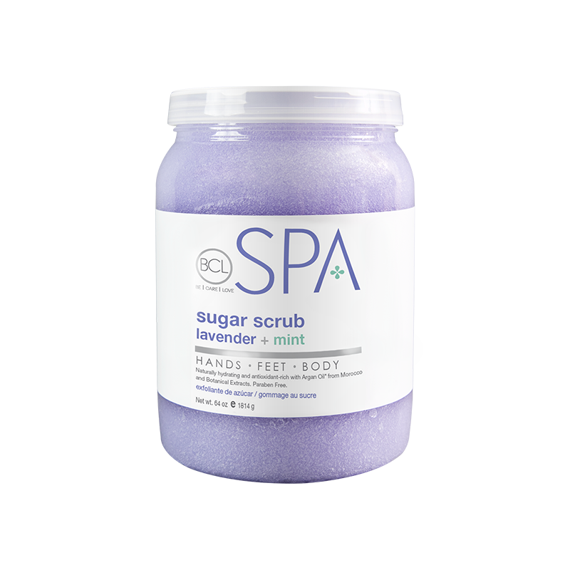 BCL SPA Sugar Scrub Lavender + Mint 64 oz (1.814 gr)