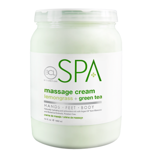 BCL SPA Massage Cream Lemongrass + Green Tea  64 oz (1.814 gr)