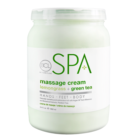 BCL SPA Massage Cream Lemongrass + Green Tea  64 oz (1.814 gr)