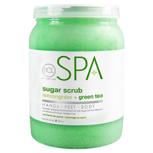 BCL SPA Sugar Scrub Lemongrass + Green Tea 64 oz (1.814 gr)