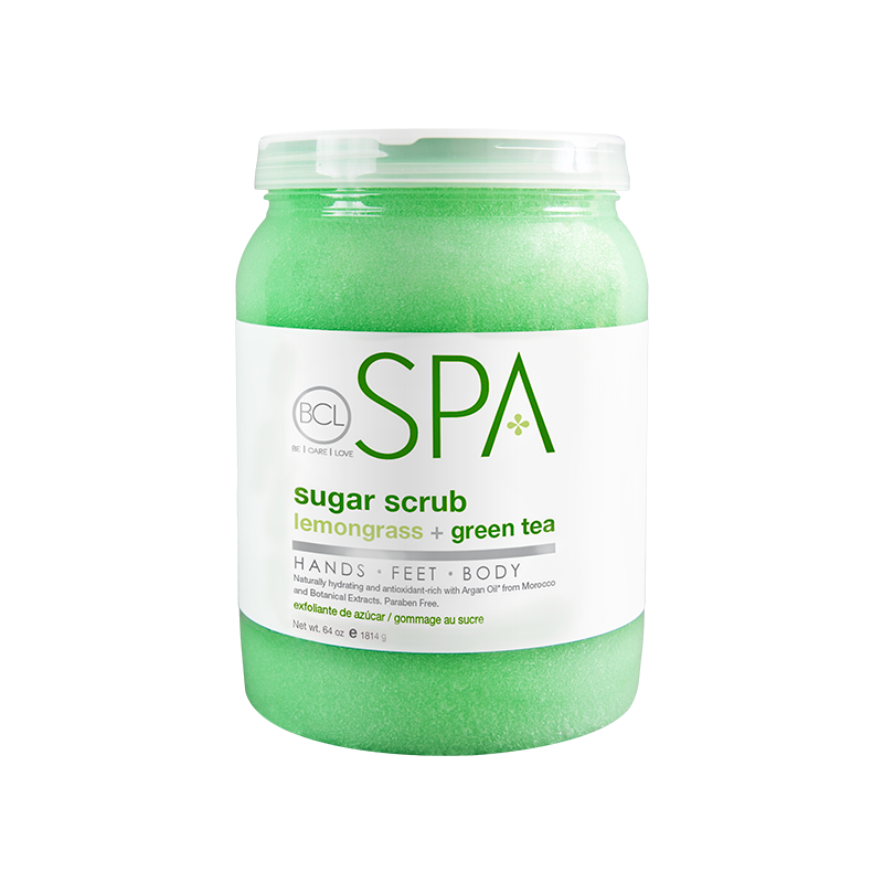 BCL SPA Sugar Scrub Lemongrass + Green Tea 64 oz (1.814 gr)