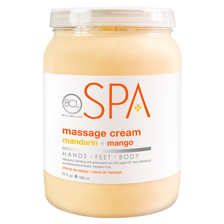 BCL SPA Massage Cream Mandarin + Mango 64 oz (1.814 gr)