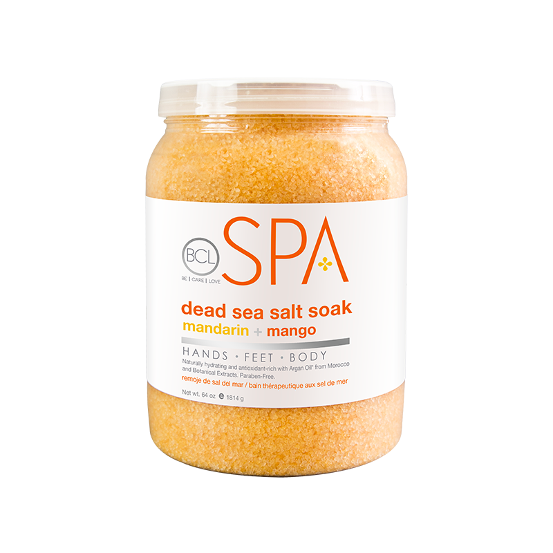 BCL SPA Dead Sea Salt Soak Mandarin + Mango 64 oz (1.814 gr)