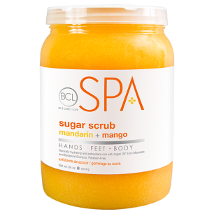 BCL SPA Sugar Scrub Mandarin + Mango 64 oz (1.814 gr)