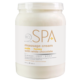 BCL SPA Massage Cream Milk + Honey with White Chocolate  64 oz (1.814 gr)