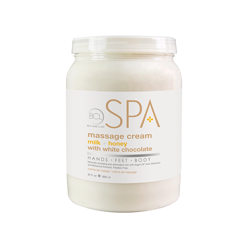 BCL SPA Massage Cream Milk + Honey with White Chocolate  64 oz (1.814 gr)