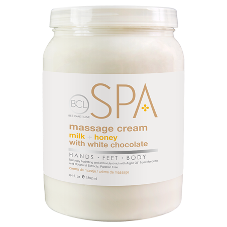 BCL SPA Massage Cream Milk + Honey with White Chocolate  64 oz (1.814 gr)