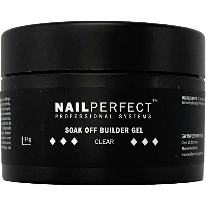 UPVOTED Soak Off Builder Gel Clear 14gr