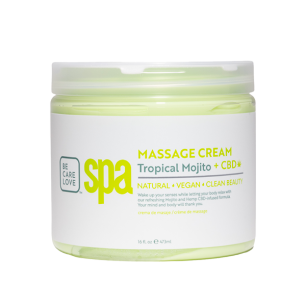 BCL SPA Massage Cream Tropical Mojito + CBD 16 oz (454 gr)