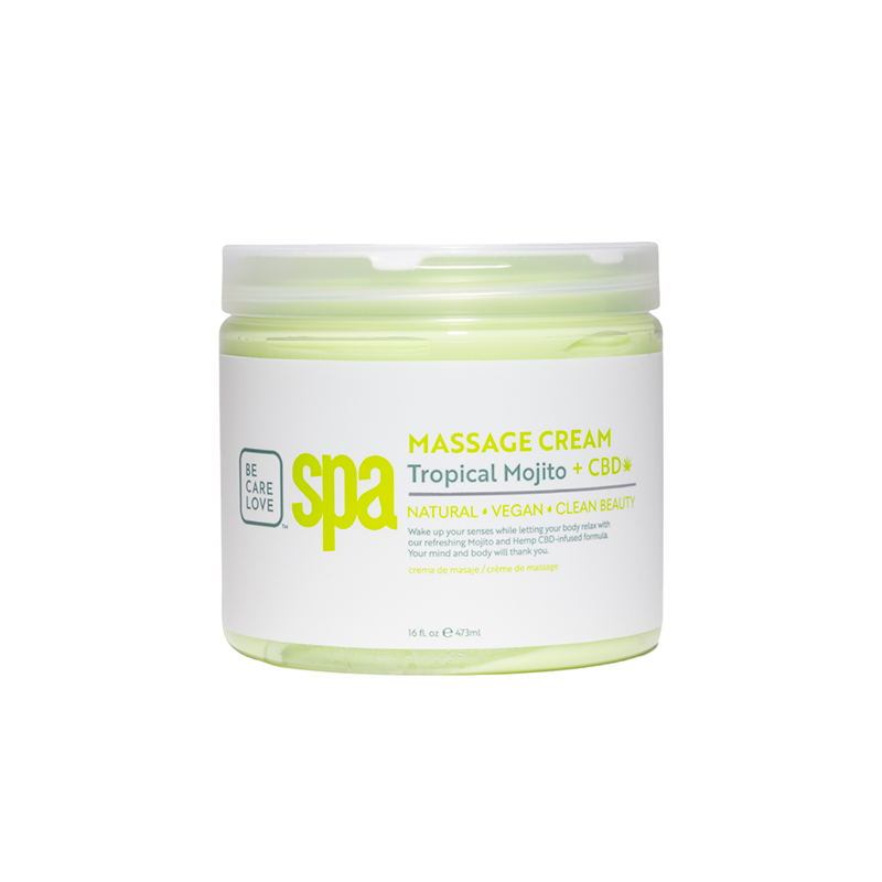 BCL SPA Massage Cream Tropical Mojito + CBD 16 oz (454 gr)