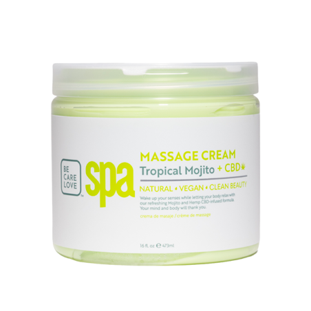 BCL SPA Massage Cream Tropical Mojito + CBD 16 oz (454 gr)