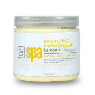 BCL SPA Massage Cream Lemon + Lily 16 oz (454 gr)