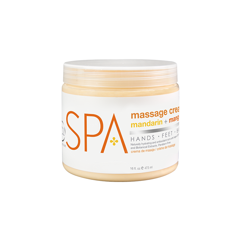 BCL SPA Massage Cream Mandarin + Mango 16 oz (454 gr)
