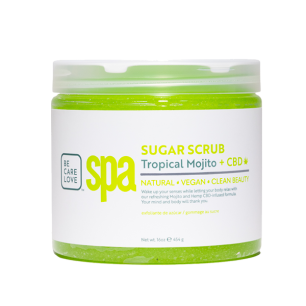 BCL SPA Sugar Scrub Tropical Mojito + CBD 16 oz (454 gr)