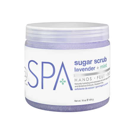 BCL SPA Sugar Scrub Lavender + Mint 16 oz (454 gr)