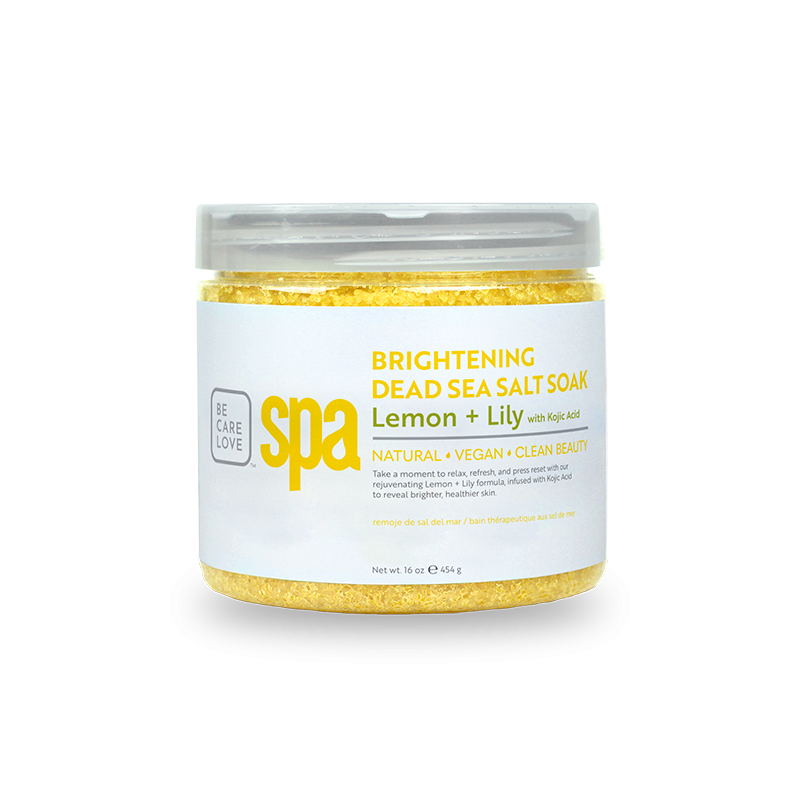 BCL SPA Dead Sea Salt Soak Lemon + Lily 16 oz (454 gr)