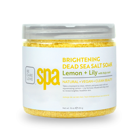 BCL SPA Dead Sea Salt Soak Lemon + Lily 16 oz (454 gr)