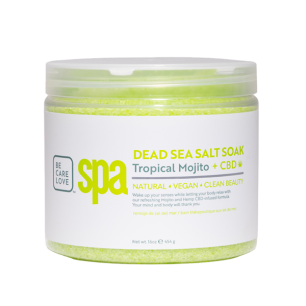 BCL SPA Dead Sea Salt Soak Tropical Mojito + CBD 16 oz (454 gr)