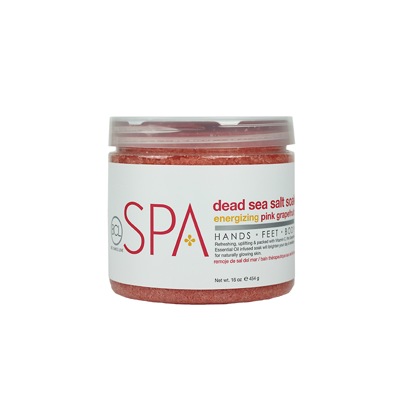 BCL SPA Dead Sea Salt Soak Pink Grapefruit 16 oz (454 gr)