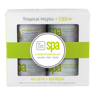 BCL SPA Tropical Mojito + CBD 4 Step Starter Kit