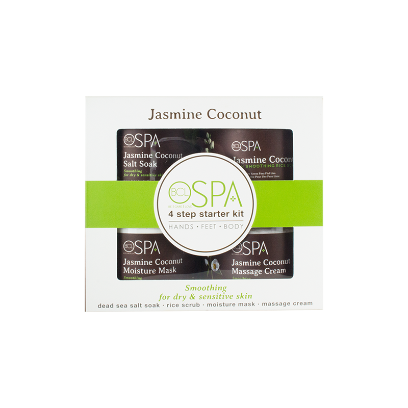 BCL SPA Jasmine Coconut Skin Smoothing 4 Step Starter Kit