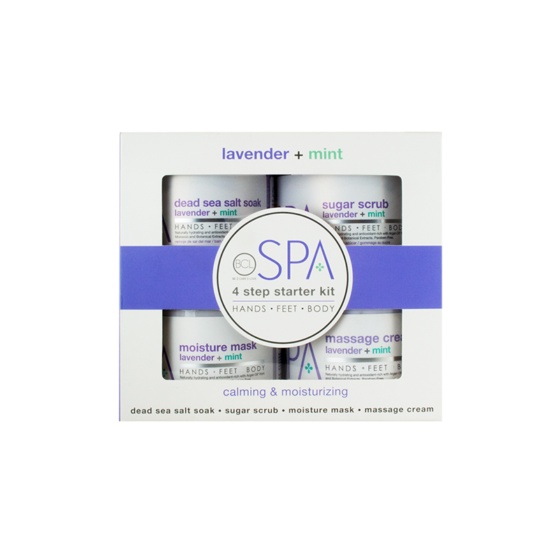 BCL SPA Lavender + Mint 4 Step Starter Kit