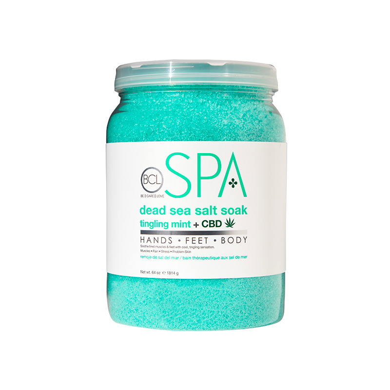 BCL SPA Dead Sea Salt Soak CBD 64 oz (1.814 gr)