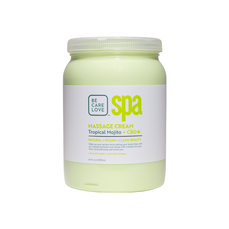 BCL SPA Massage Cream Tropical Mojito + CBD 64 oz (1.814 gr)