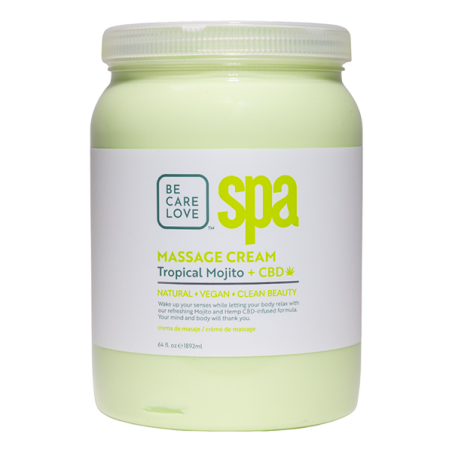 BCL SPA Massage Cream Tropical Mojito + CBD 64 oz (1.814 gr)