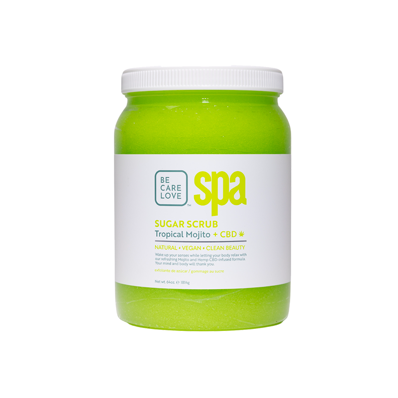 BCL SPA Sugar Scrub Tropical Mojito + CBD 64 oz (1.814 gr)