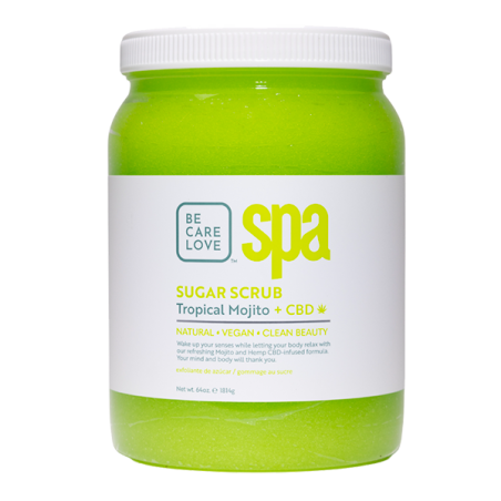 BCL SPA Sugar Scrub Tropical Mojito + CBD 64 oz (1.814 gr)