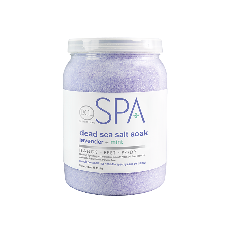 BCL SPA Dead Sea Salt Soak Lavender + Mint 64 oz (1.814 gr)